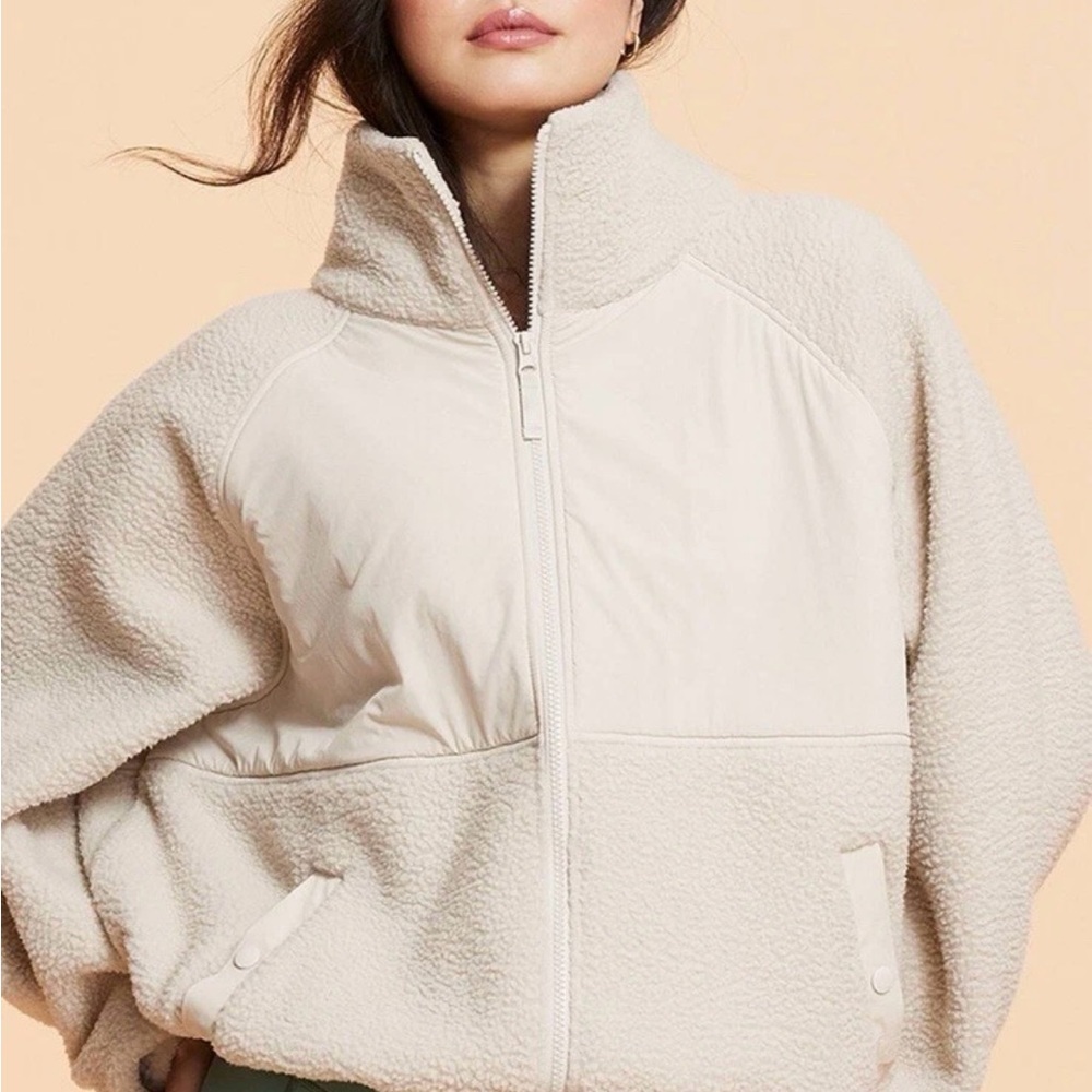 Women's Cream Puffer Jacket